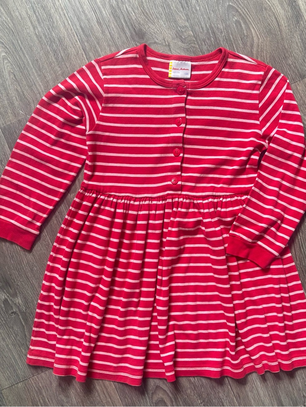Hanna Andersson striped cotton dress